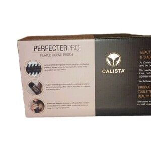Calista Perfecter Pro Heated Round Brush 0.50" Do-it-all Tool All Hair Types